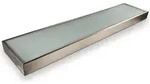 LED-Leuchtregal Dallas 1200 x 200 mm Edelstahloptik inkl. 18 W LED-Leuchte,...