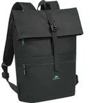 Rivacase, Gremio Rucksack 15.6" 15L wasserdicht mit 3 F&auml;chern, Schwarz - Schwarz