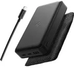 Spigen EA3020, 20000 mAh, 30 W, Schwarz - Schwarz
