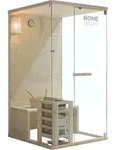 HOME DELUXE - Traditionelle Sauna ARUNA S - Ma&szlig;e: ca. 100 cm &times; 110 cm &times; 190 cm,