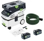 Festool CTLC MIDI I-Basic Akku Absaugmobil 36 V ( 2x 18 V ) Staubklasse L + 2x Akku