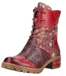 Laura Vita Stiefelette Stiefelette Leder/Textil - Rot - 36