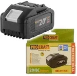 Procraft 20/8C Akku 20 V 8,0 Ah / 8000 mAh Li-ion mit Ladestandsanzeige