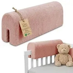 Bettkantenschutz f&uuml;r Kinderbetten Cordstoff 80 cm - Schutz f&uuml;r Bettrahmen...