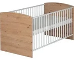 Schardt Pepe Kombi-Kinderbett 70x140cm - Braun/Wei&szlig;