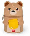 LEGAMI Tischstiftehalter Super Kawaii &ndash; B&auml;r | Gro&szlig;er Silikon-Stiftehalter f&uuml;r
