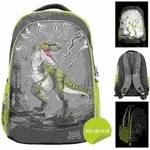 Dino World Schulrucksack REFLECTOR - Gr&uuml;n
