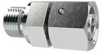 Riegler Einstellbare gerade Einschraubverschraubung, M26x1,5a., Rohr-A&Oslash;22mm, Stahl