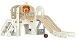 AIYAPLAY Kinderrutsche, 7-in-1, Kleinkinderrutsche Kinder Spielplatz 1-6 Jahre -