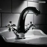 PaulGurkes Waschtischarmatur Retro Chrom Vintage englischer Stil Nostalgie...
