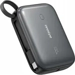 Innostyle PowerGo Mini Powerbank 10000mAh 3x USB USB-C 22.5W mit Usb-C Kabel...