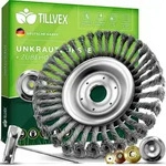 tillvex&reg; Profi Unkrautb&uuml;rste f&uuml;r Freischneider & Motorsense |...