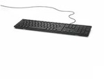 DELL KB216, Volle Gr&ouml;&szlig;e (100%), Kabelgebunden, USB, QWERTZ, Schwarz - Schwarz