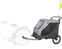 TRIXIE Fahrradanh&auml;nger f&uuml;r Hunde, schnell zusammenklappbar - 87,5 &times; 97 &times;...
