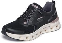 Skechers Damen Glide-Step Pro Turnschuhe, Black Mesh Synthetic Taupe Trim, 36.5