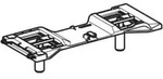 Geberit 243902001 Adapterplatte m. Befestigungsmaterial