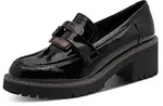 MARCO TOZZI Damen Slipper Bequem, Schwarz (Black PATENT), 36 EU - Schwarz - 36