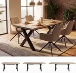 BEAUTYSOFA | Esszimmertisch Rechteckig TAVERO Esstisch ausziehbar 160-240x90 cm,