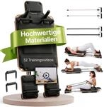 ARTSPORT&reg; Pilates Board Movea Schwarz - Heimtrainer aus Birkenholz & Aluminium,
