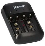XCell Ladeger&auml;t BC-X500 unbest&uuml;ckt, Nickel-Metallhydrid (NiMH), 9V, AA, AAA -