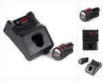 Bosch GAL 12V-40 Professional Schnell Ladeger&auml;t f&uuml;r 12V Akkus ( 1600A019R3 ) + 3,0