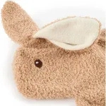 Bieco Schmusetuch Hase Fine aus Boucl&eacute; | Ab Geburt | Kuscheltuch Baby |...