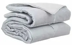 vidaXL Ganzjahresbettdecke 135 x 200 cm 300 g/m2 Silber - Silber