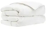 vidaXL Bettdecke FULDA 152 x 203 cm 4 Jahreszeiten 210 GSM Wei&szlig; - Wei&szlig;