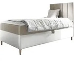 MIRJAN24 Boxspringbett Maja Junior 1 100x200, Einzelbett mit Bonellfederkern,