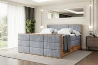 ALTDECOR Boxspringbett mit Matratze und Lattenrost, Topper,...