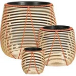Mica Decorations Cancun Blumentopf &ndash; Set von 3 &ndash; Pflanzentopf f&uuml;r Blumen...