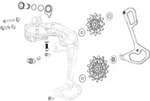 Sram Gx Eagle Axs Abdeckkappe Schwarz Schwarz One Size