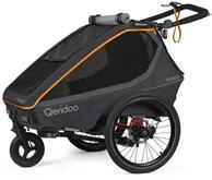 Qeridoo Kidgoo 2 Sport FIDLOCK Edition- Kinderfahrradanh&auml;nger f&uuml;r 2 Kinder,