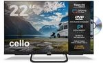Cello 22&Prime; Smart Camping LED TV mit DVD Player, Tizen OS, Triple Tuner, Pitch