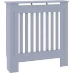 vidaXL Holzwerkstoff Heizk&ouml;rperverkleidung Grau 78 cm - Grau