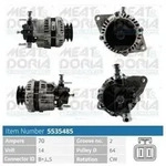 MEAT & DORIA 5535485 Lichtmaschine Generator LiMa 70A 14V f&uuml;r NISSAN Patrol GR...