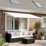 vidaXL Markisenersatzstoff Wei&szlig; 500 x 350 cm Polyester