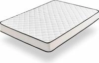 Moonia 8435441899777, Kingsize, High density foam mattress, Medium, Braun, Wei&szlig;,