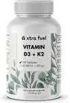 Vitamin D3 + K2 Tabletten - 20.000 I.E. + 200mcg - 100% rein & hochdosiert &ndash;...