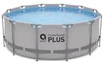 Avenli Frame Plus Pool 366x122 cm, Aufstellpool rund, Stahlrahmenpool ohne...