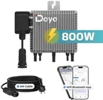 DEYE Mikro-Wechselrichter 800 W SUN-M80G4-EU-Q0 inkl. 5m Kabel f&uuml;r Balkonkraftwerk,