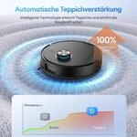 Ultenic Saugroboter mit Wischfunktion, 10000Pa 200Min Staubsauger Roboter mit Ab