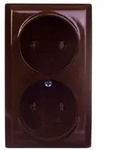 Ospel GN-2B/24, Braun, IP20, 16 A, 60 mm, 40 mm, 100 mm - Braun