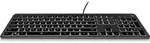Ewent EW3268, Kabelgebunden, USB, Scherenschalter, QWERTY, LED, Schwarz - Schwarz