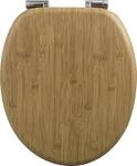 WC-Sitz Toilettensitz mit Absenkautomatik, MDF Holzkern, Softclose Scharnier,