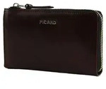 PICARD Leder Geldb&ouml;rse Peakline 1 Long Wallet Chianti weinrot -...