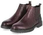 Rieker Herren Chelsea Boots Braun Glattleder Gr&ouml;&szlig;e: 44 - Braun - 44