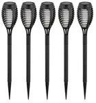 5er-Set Solar-/Fackelerdspie&szlig; "FANILO" H: 47cm, Lampe f&uuml;r den Au&szlig;enbereich im