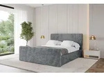 ALTDECOR Polsterbett mit Bettkasten - ALOVA-Z - 180x200 - Dunkelgrau - Bett mit