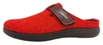 Rohde Bari G Damenschuhe Hausschuhe Pantolette Rot Freizeit - Rot - 36